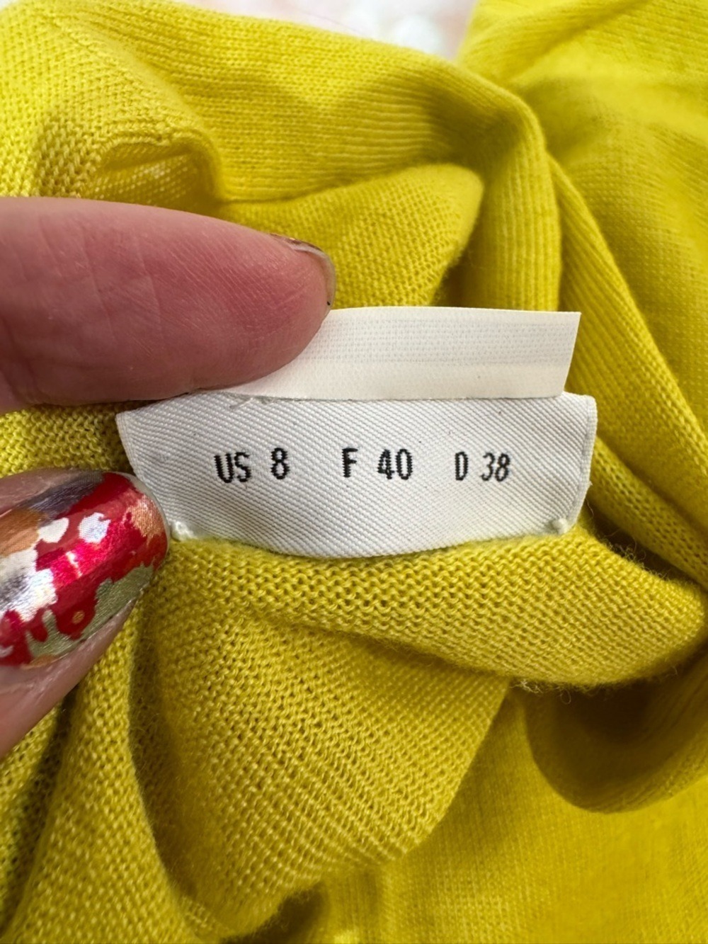 Akris Punto Greenish Yellow Lightweight Wool Cardigan 8 - Picture 10 of 10